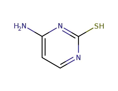 Molecular Structure of 139424-17-2 (2-Pyrimidinethiol, 4-amino- (9CI))