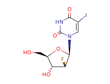 2,4(1H,3H)-Pyrimidinedione,1-(2-deoxy-2-fluoro-b-D-arabinofuranosyl)-5-iodo-