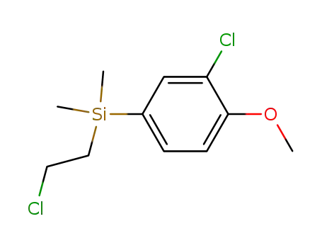 1-chloro-2-[(3-chloro-4-methoxyphenyl)dimethylsilyl]ethane