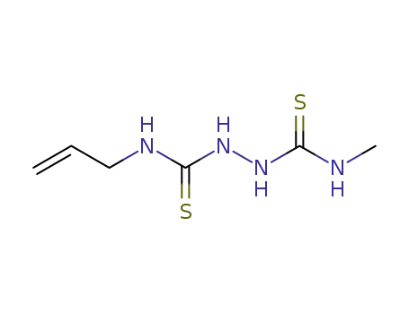 Molecular Structure of 5638-74-4 (N-Methyl-N'-(2-propenyl)-1,2-hydrazinedicarbothioamide)