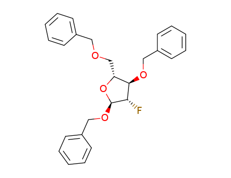 BENZYL-3,5-DI-O-BENZYL-2-DEOXY-2-FLUORO-ALPHA-D-ARABINOFURANOSIDE  CAS NO.80765-80-6