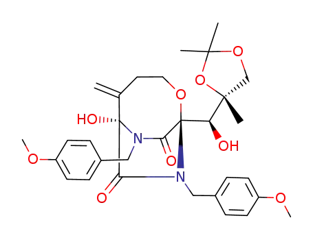 N,N'-bis(p-methoxybenzyl)-2',3'-O-isopropylidene-bicyclomycin