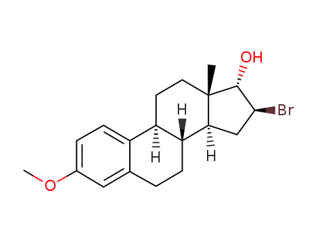 16β-Brom-3-methoxy-oestra-1,3,5(10)-trien-17α-ol