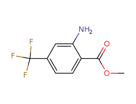 Molecular Structure of 61500-87-6 (2-AMINO-4-TRIFLUOROMETHYL-BENZOIC ACID METHYL ESTER)