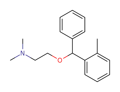 Molecular Structure of 83-98-7 (2-(PHENYL-O-TOLYLMETHOXY)ETHYLDIMETHYLAMINE)