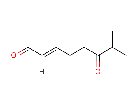2-Octenal, 3,7-dimethyl-6-oxo-, (2E)-