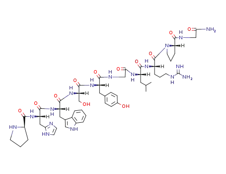 Molecular Structure of 33515-09-2 (Gonadorelin)