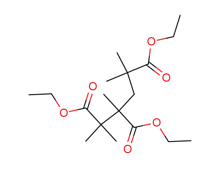 Molecular Structure of 127599-82-0 (diethyl 3-carbethoxy-2,2,3,5,5-pentamethylhexa-1,6-dioate)