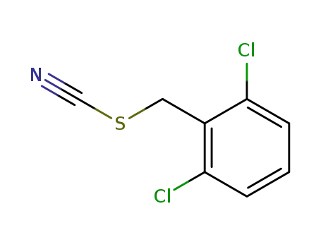 Molecular Structure of 7534-64-7 (2,6-Dichlorobenzyl thiocyanate)