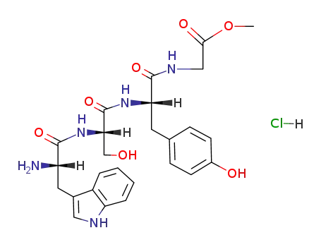 Glycine, N-[N-(N-L-tryptophyl-L-seryl)-L-tyrosyl]-, methyl ester,
monohydrochloride