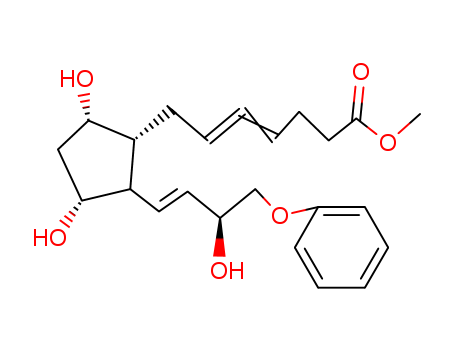 4,5-Heptadienoic acid,7-[(1R,2R,3R,5S)-3,5-dihydroxy-2-[(1E,3R)-3-hydroxy-4-phenoxy-1-buten-1-yl]cyclopentyl]-,methyl ester, (4S)-rel-