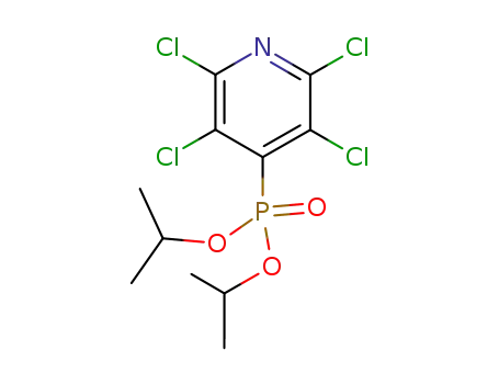 Molecular Structure of 87361-54-4 (2,3,5,6-Tetrachlor-4-pyridylphosphonsaeure-diisopropylester)