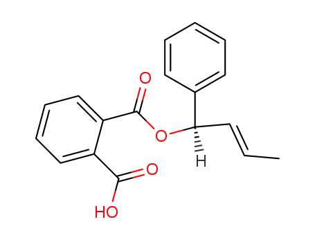 phthalic acid mono-((<i>R</i>)-1-phenyl-buten-(2<i>t</i>)-yl ester)