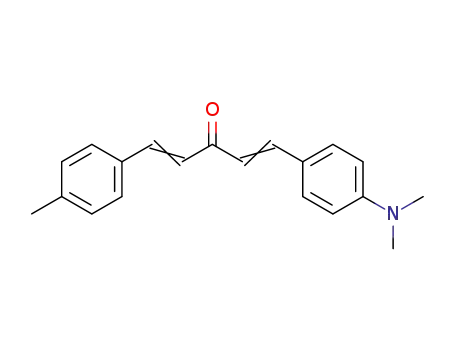 Molecular Structure of 38552-36-2 (1-[4-(dimethylamino)phenyl]-5-(4-methylphenyl)penta-1,4-dien-3-one)