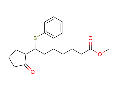 Methyl 7-(2-oxocyclopentyl)-7-phenylthioheptanoate