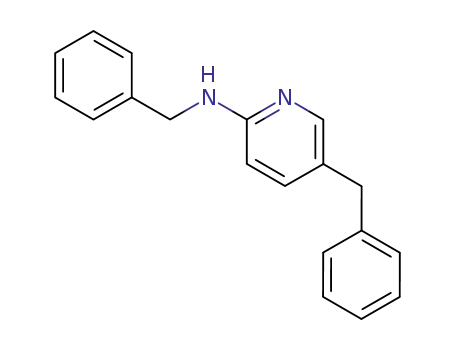 Molecular Structure of 137002-80-3 (2-Benzylamino-5-benzylpyridine)