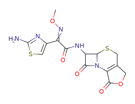 Molecular Structure of 66340-33-8 (3-Desacetyl CefotaxiMe Lactone)