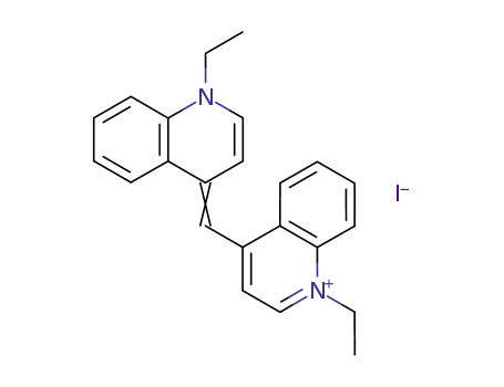 Molecular Structure of 4727-49-5 (1,1'-DIETHYL-4,4'-CYANINE IODIDE)