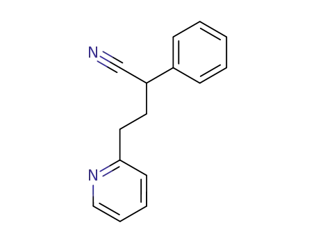 Molecular Structure of 6312-29-4 (2-phenyl-4-pyridin-2-yl-butanenitrile)