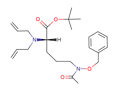 N<sup>5</sup>-Acetyl-N<sup>2</sup>,N<sup>2</sup>-diallyl-N<sup>5</sup>-benzyloxy-L-ornithin-tert-butylester