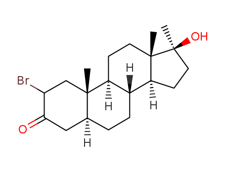 2-bromo-17-alpha-methyl-5-alpha-androstan-17-beta-ol-3-one