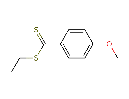 Molecular Structure of 942-85-8 (4-Methoxydithiobenzoic acid ethyl ester)