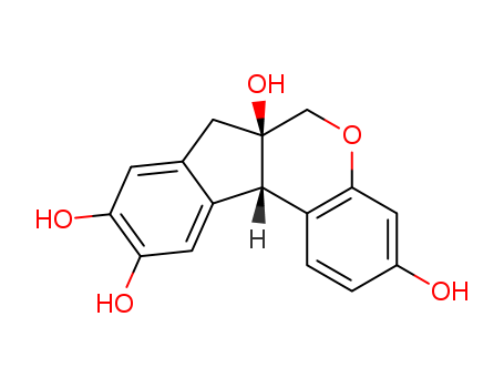 Benz[b]indeno[1,2-d]pyran-3,6a,9,10(6H)-tetrol,7,11b-dihydro-, (6aS,11bR)-