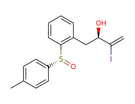 (2R,S(R))-3-iodo-1-[2-(p-tolylsulfinyl)phenyl]but-3-en-2-ol