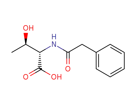 Molecular Structure of 2798-50-7 (L-Threonine, N-(phenylacetyl)-)