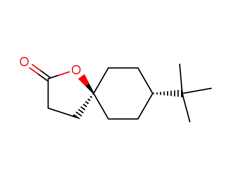 1-Oxaspiro[4.5]decan-2-one, 8-(1,1-dimethylethyl)-, cis-