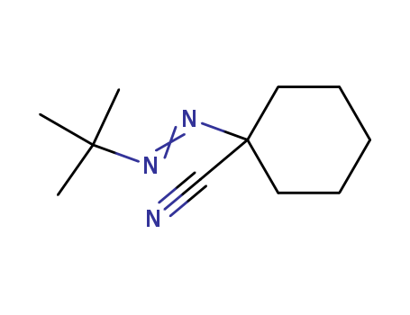 Cyclohexanecarbonitrile,1-[2-(1,1-dimethylethyl)diazenyl]-