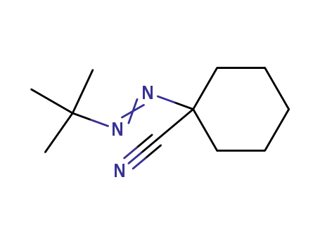 Molecular Structure of 25149-47-7 (1-(tert-butylazo)cyclohexanecarbonitrile)