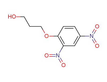 Molecular Structure of 63018-30-4 (1-Propanol, 3-(2,4-dinitrophenoxy)-)
