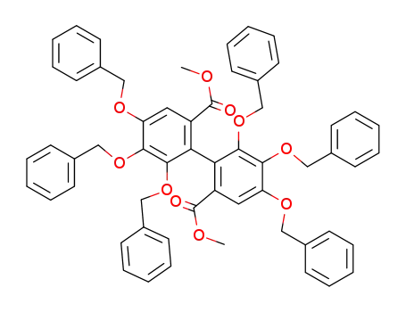 dimethyl 4,4',5,5',6,6'-hexakis(benzyloxy)-[1,1'-biphenyl]-2,2'-dicarboxylate