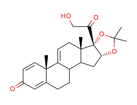 Molecular Structure of 5541-37-7 (Desonide delta 9 (11) analog)