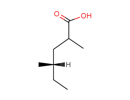 Molecular Structure of 70621-82-8 (2,4-DIMETHYLHEXANOIC ACID)
