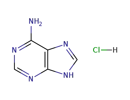 Molecular Structure of 2922-28-3 (Adenine hydrochloride)