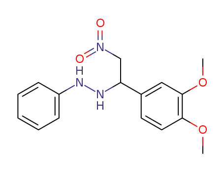 <i>N</i>-[1-(3,4-dimethoxy-phenyl)-2-nitro-ethyl]-<i>N</i>'-phenyl-hydrazine