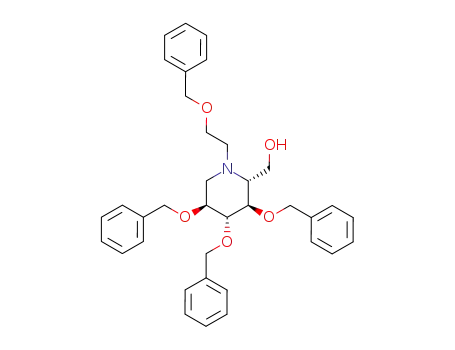 [(2R,3R,4R,5S)-3,4,5-Tris-benzyloxy-1-(2-benzyloxy-ethyl)-piperidin-2-yl]-methanol