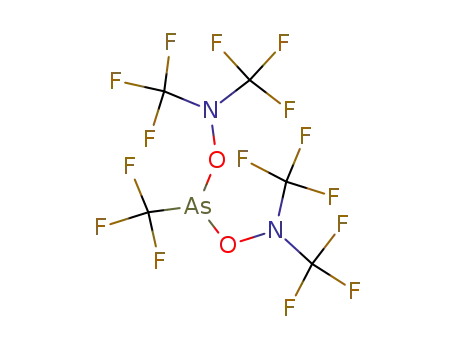 Methanamine,
N,N'-[[(trifluoromethyl)arsinidene]bis(oxy)]bis[1,1,1-trifluoro-N-(trifluoro
methyl)-