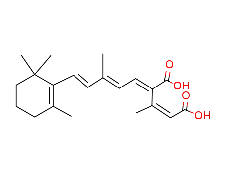 Molecular Structure of 81176-73-0 (11-cis,13-cis-12-carboxyretinoic acid)