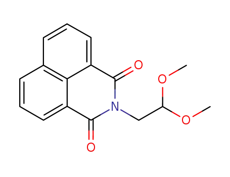 Molecular Structure of 153721-06-3 (2-(2,2-dimethoxyethyl)-1H-benzo[d,e]isoquinoline-1,3(2H)-dione)