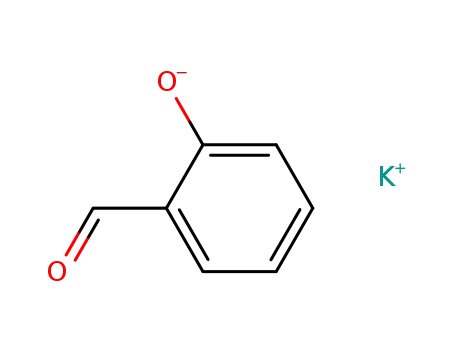 Molecular Structure of 33838-32-3 (Benzaldehyde, 2-hydroxy-, potassium salt)