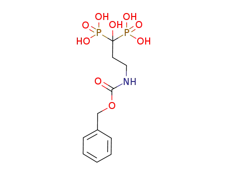Molecular Structure of 948317-73-5 ([3-(benzyloxycarbonylamino)-1-hydroxy-1-phosphonopropyl]phosphonic acid)