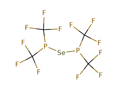 Molecular Structure of 51101-58-7 (Bis{bis(trifluormethyl)phosphanyl}-selan)
