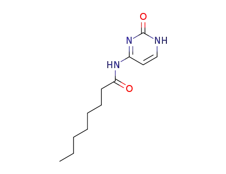 Molecular Structure of 33304-87-9 (N<sup>4</sup>-octanoylcytosine)