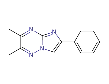 Molecular Structure of 3649-29-4 (Imidazo[1,2-b][1,2,4]triazine,2,3-dimethyl-6-phenyl-)