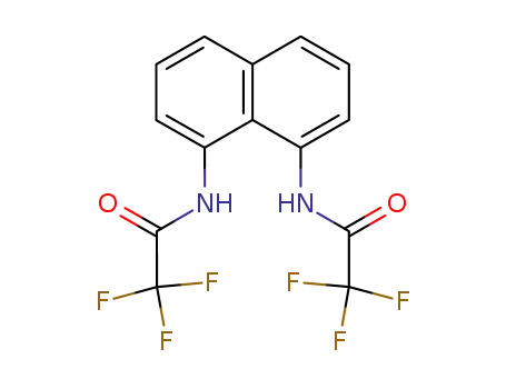 Molecular Structure of 70357-45-8 (Acetamide, N,N'-1,8-naphthalenediylbis[2,2,2-trifluoro-)