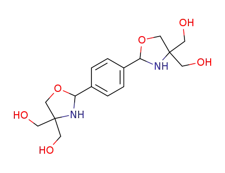 Molecular Structure of 443308-54-1 ((±)-(1,4-phenylenebis(oxazolidine-2,4,4-triyl))tetramethanol)