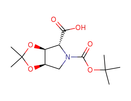 (2R,3S,4R)-N-(tert-butoxycarbonyl)-3,4-O-isopropylidene-3,4-dihydroxyproline